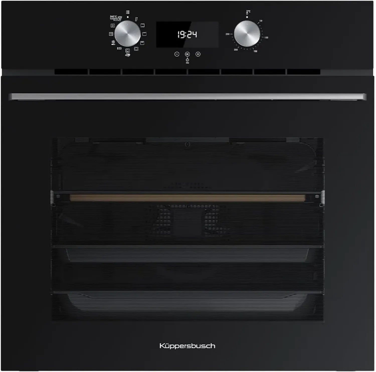 Küppersbusch BP 6202.0 S1 Pyrolyse Backofen mit Pizzafunktion, Schwarz