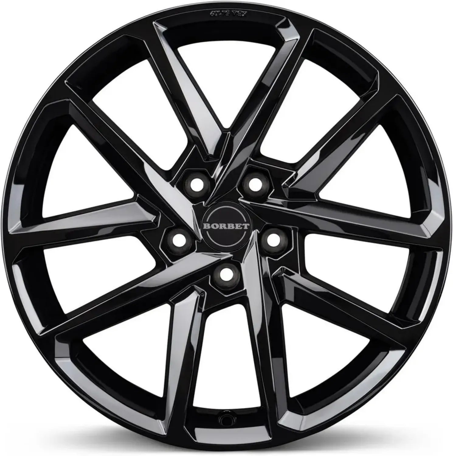 4x Borbet Felgen N 8.0x19 ET45 5x112 Schwarz Glänzend, Passend für VW Modelle