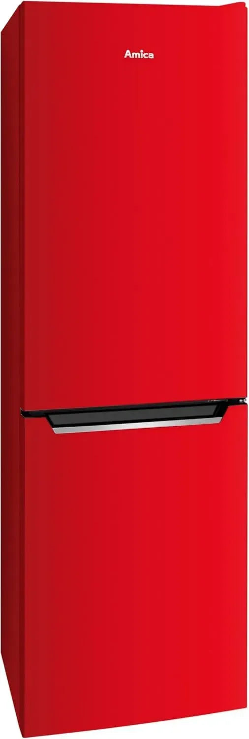 Amica Retro Kühl-Gefrierkombination, 144 cm, Rot, Effiziente FrostControl-Technologie