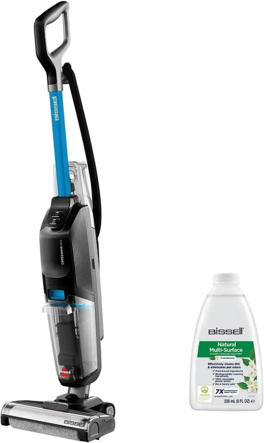 Bissell CrossWave HF2 Nass-Trockensauger für Harte Böden, Leistungsstarker Kombigerät zum Saugen und Wischen, Modell 3845N
