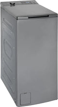 Hochleistungs-Toplader Waschmaschine 7,5kg, energiesparend, 1200 U/Min, Schnellprogramm, Startzeitvorwahl, silber-dunkel