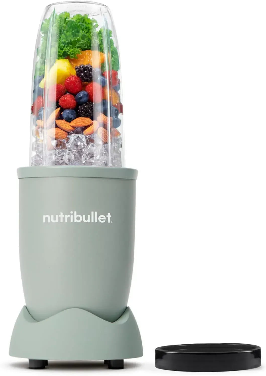 Nutribullet Pro 900 Mixer, leistungsstarker Obst- und Gemüsemixer, kompakt und einfach zu reinigen, 900W, Mineral Olivgrün