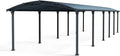 Arcadia 12700 Carport: Eleganter Einzelcarport aus Polycarbonat und Aluminium