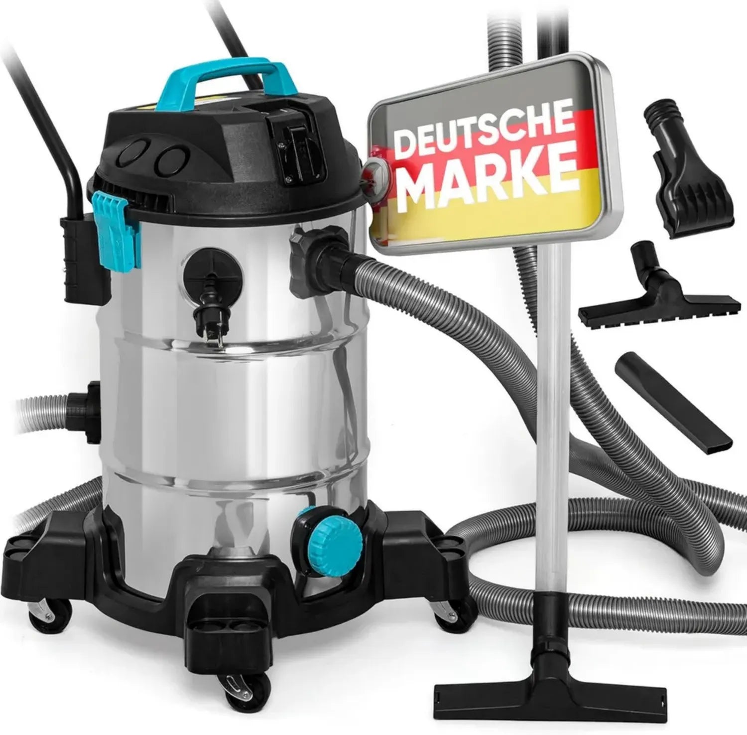 TEICHER Teichsauger 1200W – Effizienter Schlammsauger mit 35L Kapazität und Wasserrückführung