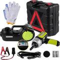 VEVOR 5-Tonnen Elektro-Hydraulik-Wagenheber-Set mit Schlagschrauber, 15,5-41,9 cm Hubhöhe, LCD und Reifendruckmonitor, für SUV, MPV, Limousinen und LKW
