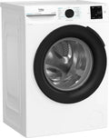 Beko Waschmaschine 7 kg, freistehend, 1400 U/min, Dampffunktion, Hygiene+ für Allergiker, Energiesparend, Weiß