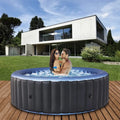 Aufblasbarer MSpa Whirlpool Bergen für 6 Personen – Ø 204 cm, 138 Düsen, 1429 Liter, mit Fernbedienung