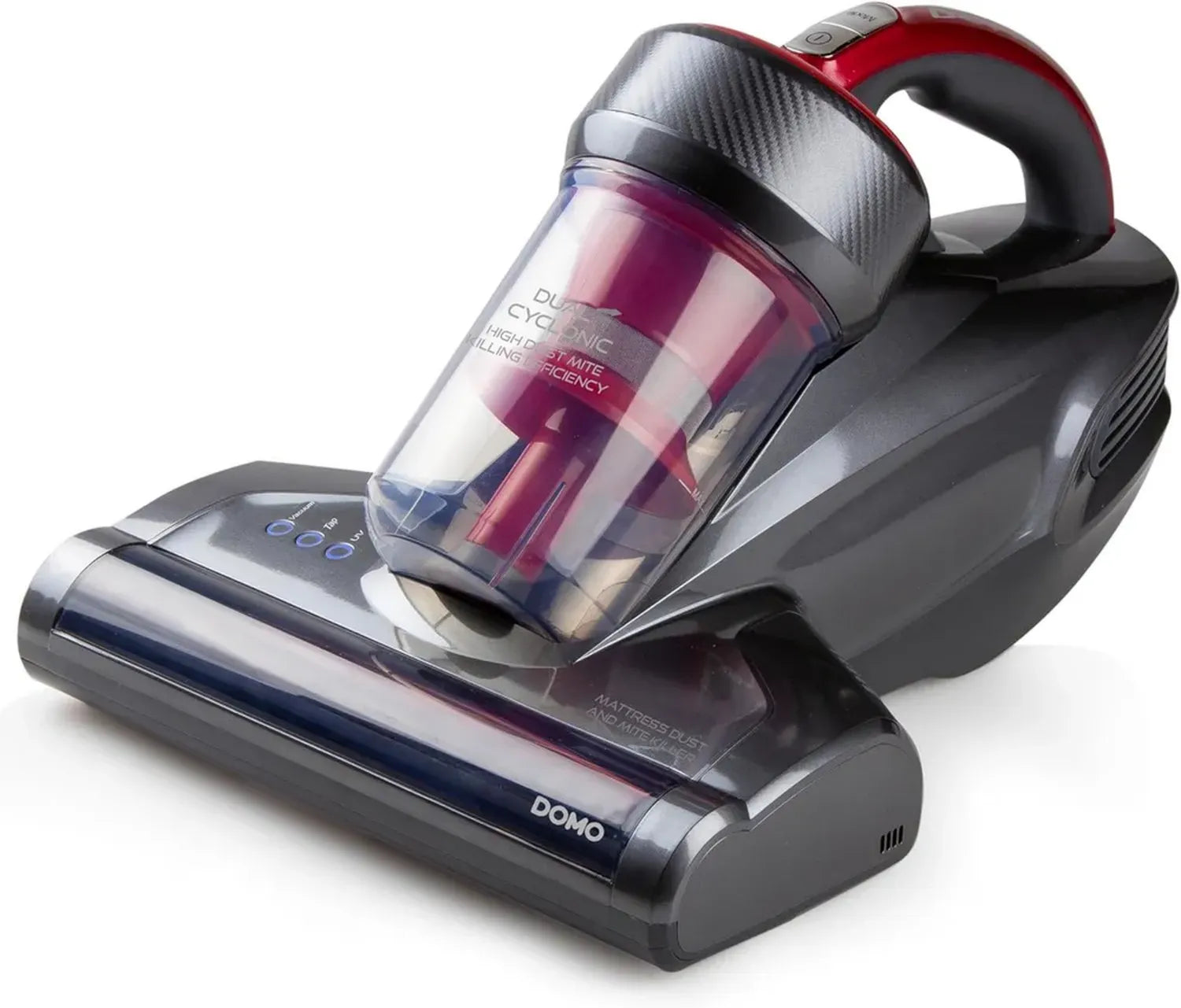 DOMO DO234S Milbensauger mit UV-Licht für Matratzen und Polstermöbel, 700W, HEPA-Filter, 0,5L