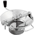 LOUIS TELLIER Edelstahl-Passiermühle für Küche – Inklusive 3 mm Scheibe, 5 kg/min Leistung – Ideal für Suppen und Pürees