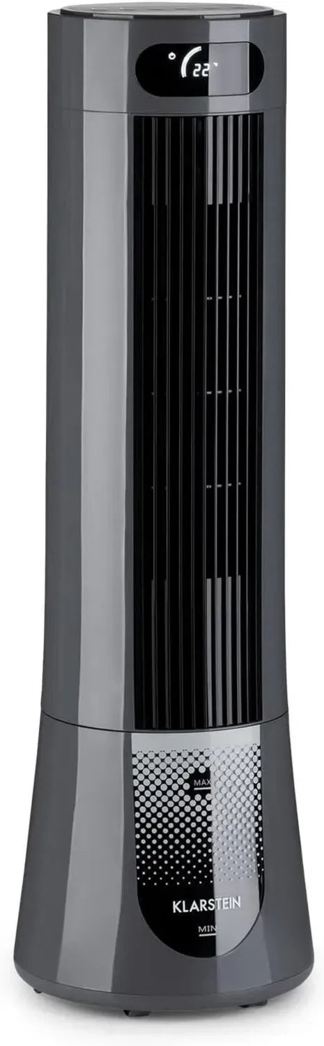 Klarstein 5-in-1 Luftkühler mit Wasserkühlung, 7L Verdunstungskühler, Ventilator & Reiniger, 45W Mobile Klimaanlage