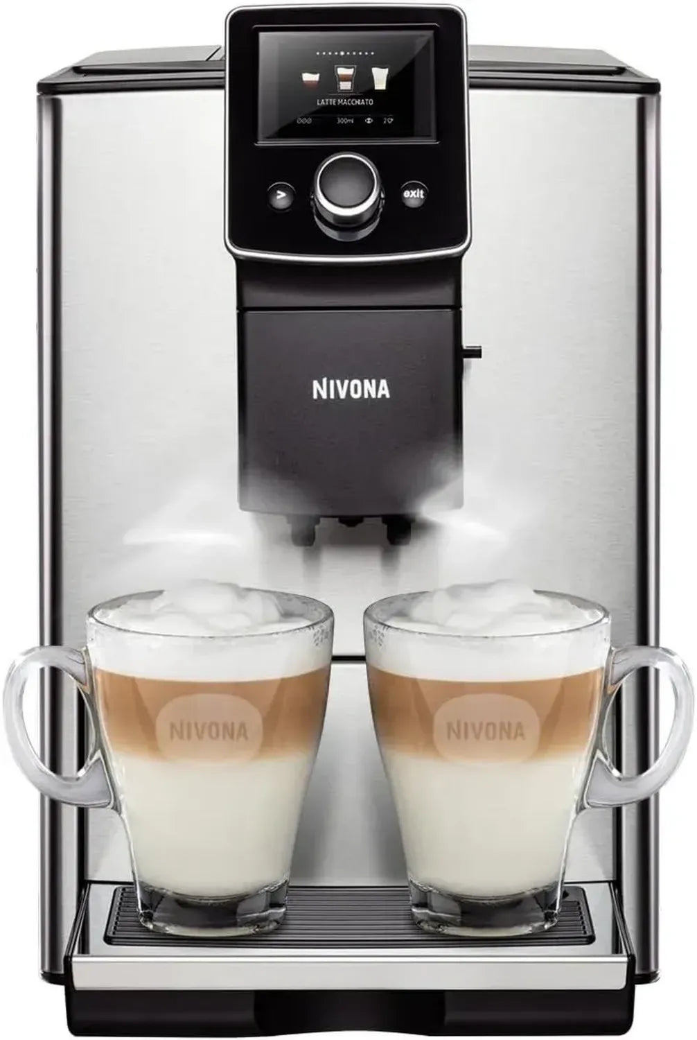 Nivona Kaffeevollautomat NICR 825 - Edelstahl/Chrom, Barista-Qualität