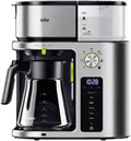 Braun MultiServe KF 9170 SI Filterkaffeemaschine mit 7 Portionsgrößen, Teefunktion und Touch-Display, 10 Tassen Kapazität, 1750 Watt, Edelstahl