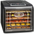 Klarstein Edelstahltrockner mit 6 Ablagen, 500W, Touch-Display und Timer, Schwarz