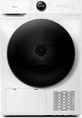 Midea Wärmepumpentrockner 8 kg, Energieeffizienz C, UV-Hygiene, Knitterschutz, Sanfte Pflege, AutoDry, Wollprogramm, Auffrischfunktion, Fernbedienung, Startzeitvorwahl, Weiß