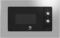 Balay 3CG6112X3 Einbau-Mikrowelle mit Edelstahlrahmen, 20 l Kapazität, 27 cm Drehteller, 5 Leistungsstufen, Schwarz